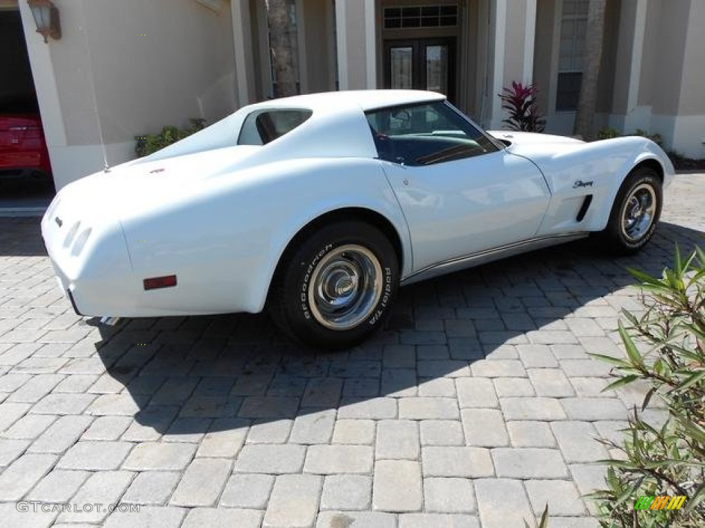 1976 Corvette Stingray Coupe - Classic White / Black photo #4