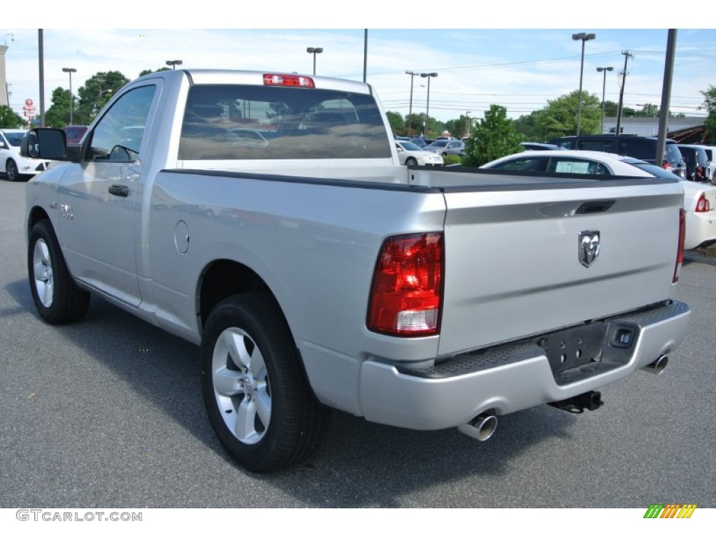 2014 1500 Express Regular Cab - Bright Silver Metallic / Black/Diesel Gray photo #4