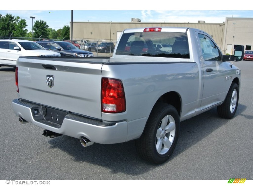 2014 1500 Express Regular Cab - Bright Silver Metallic / Black/Diesel Gray photo #5