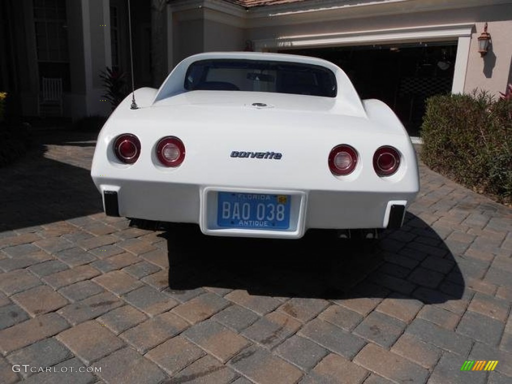 1976 Corvette Stingray Coupe - Classic White / Black photo #16