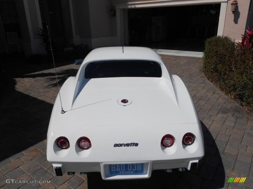 1976 Corvette Stingray Coupe - Classic White / Black photo #17