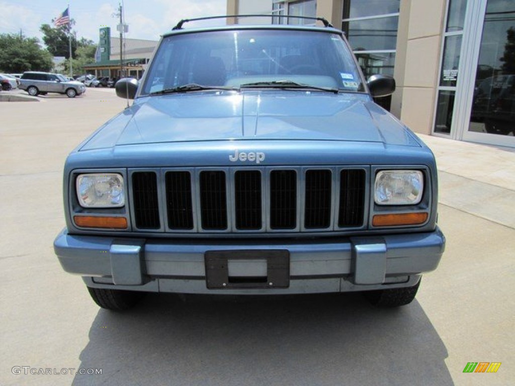 1998 Cherokee Classic 4x4 - Gunmetal Pearl / Mist Gray photo #6