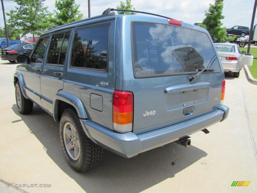 1998 Cherokee Classic 4x4 - Gunmetal Pearl / Mist Gray photo #8