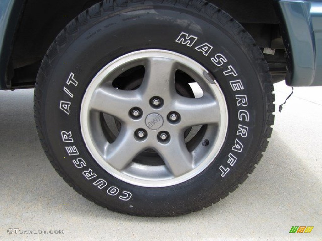 1998 Cherokee Classic 4x4 - Gunmetal Pearl / Mist Gray photo #38