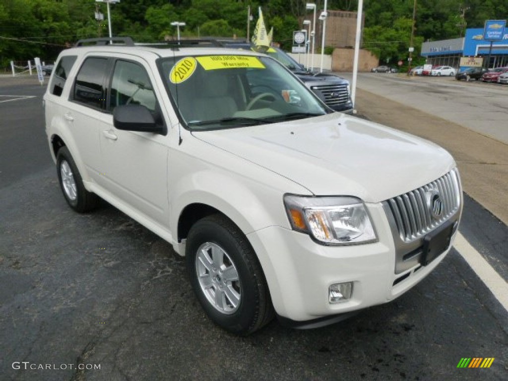 White Suede 2010 Mercury Mariner I4 4WD Exterior Photo #94400359