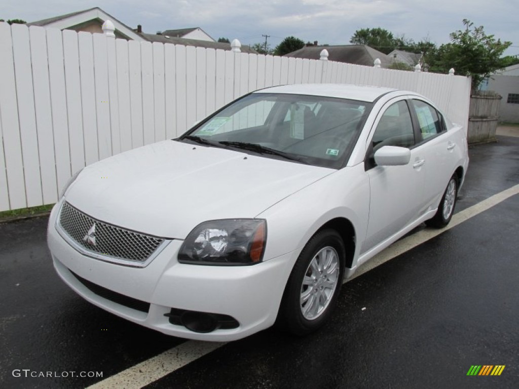 2011 Galant FE - White Pearl / Gray Sport photo #9