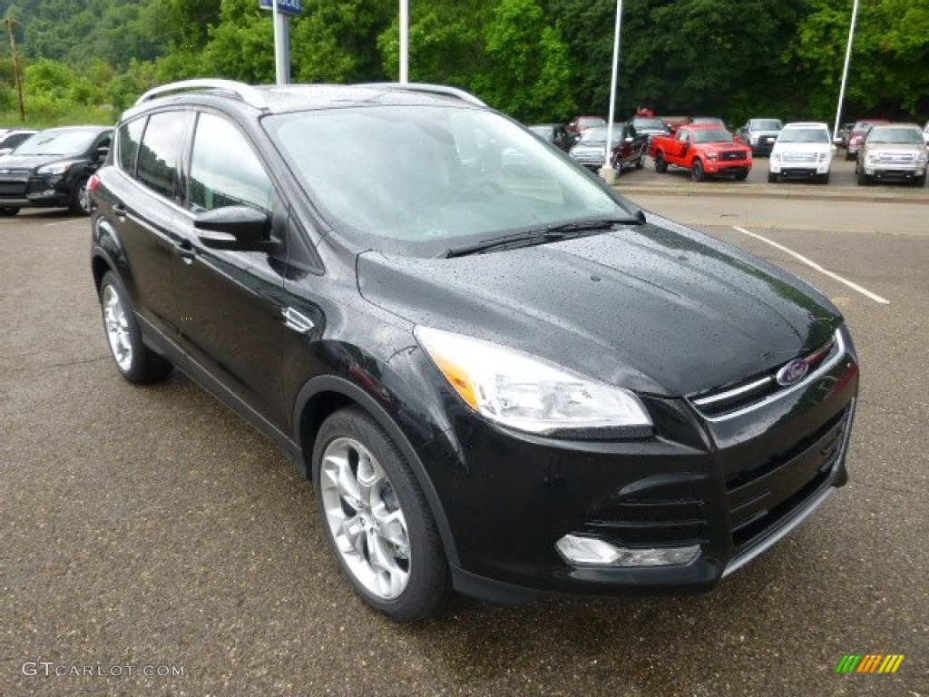 2014 Escape Titanium 2.0L EcoBoost 4WD - Tuxedo Black / Charcoal Black photo #2