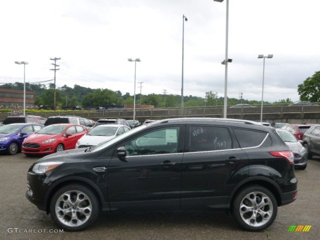 2014 Escape Titanium 2.0L EcoBoost 4WD - Tuxedo Black / Charcoal Black photo #5