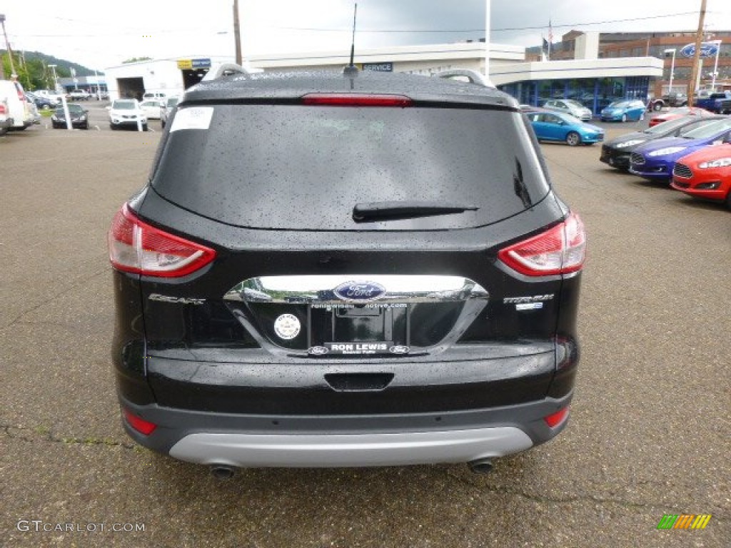 2014 Escape Titanium 2.0L EcoBoost 4WD - Tuxedo Black / Charcoal Black photo #7