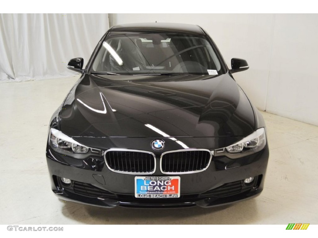 2014 3 Series 320i Sedan - Jet Black / Black photo #4