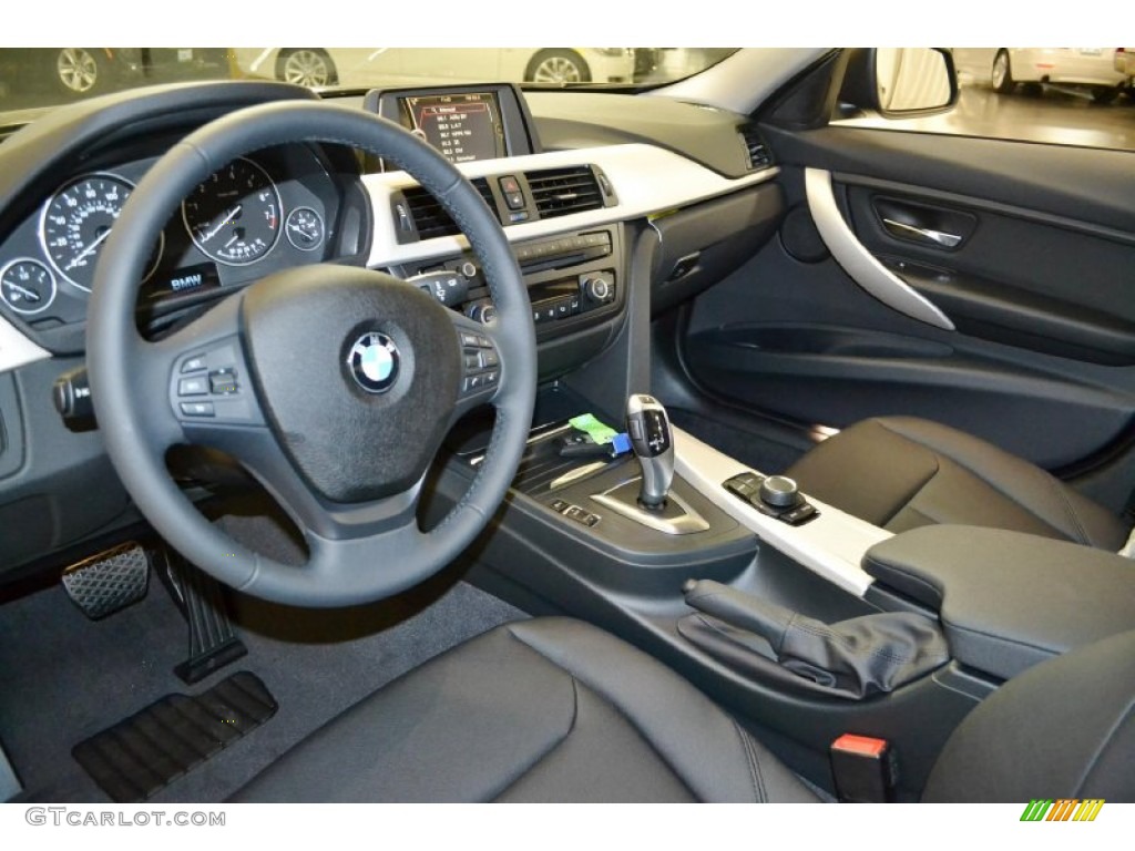 2014 3 Series 320i Sedan - Jet Black / Black photo #6