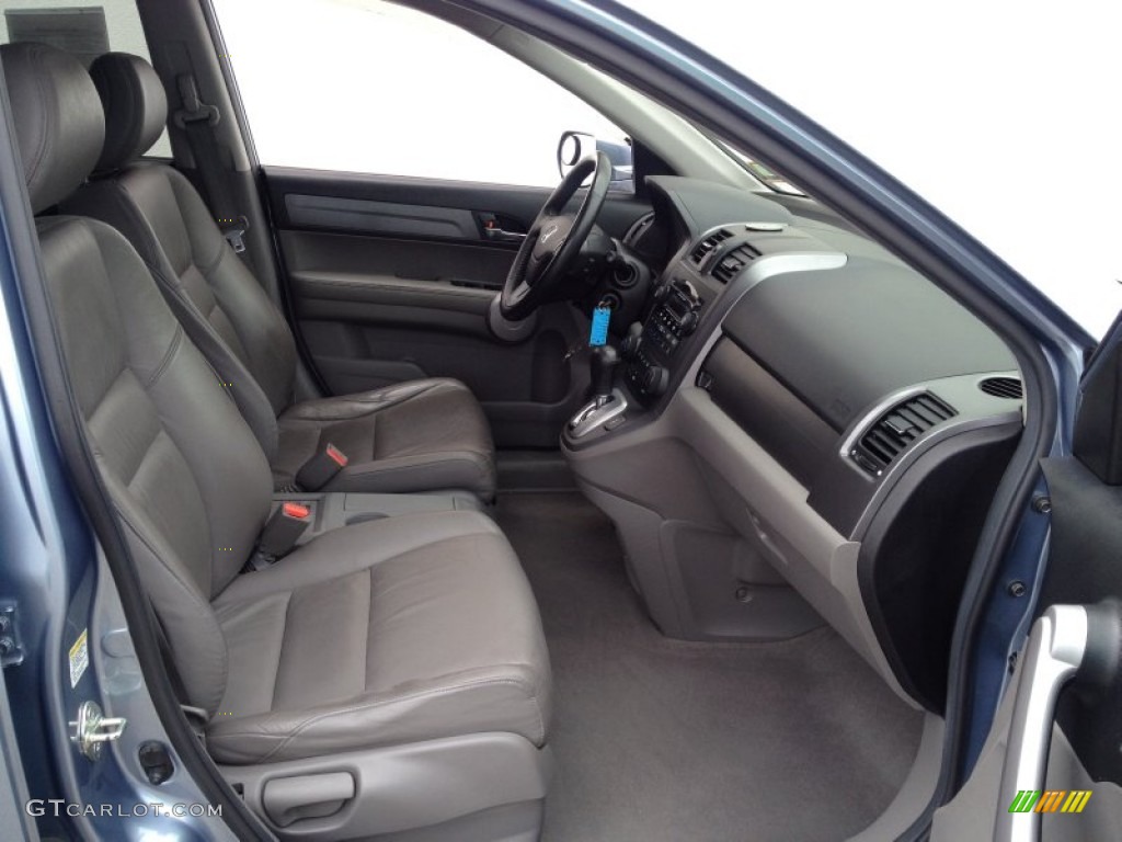 2007 CR-V EX-L 4WD - Glacier Blue Metallic / Gray photo #28