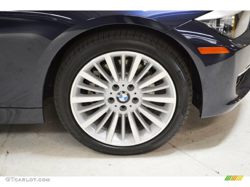 2014 3 Series 328i Sedan - Imperial Blue Metallic / Saddle Brown photo #3