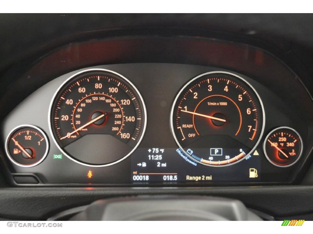 2014 BMW 4 Series 428i xDrive Coupe Gauges Photo #94403411