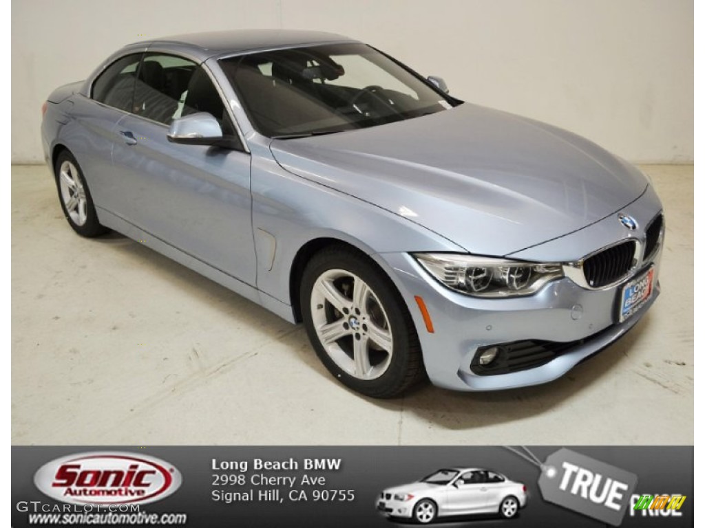 2014 4 Series 428i Convertible - Liquid Blue Metallic / Black photo #1