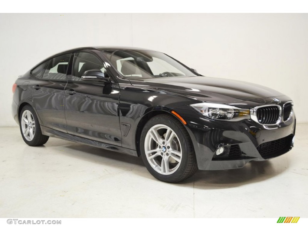 2014 3 Series 328i xDrive Gran Turismo - Black Sapphire Metallic / Black photo #2