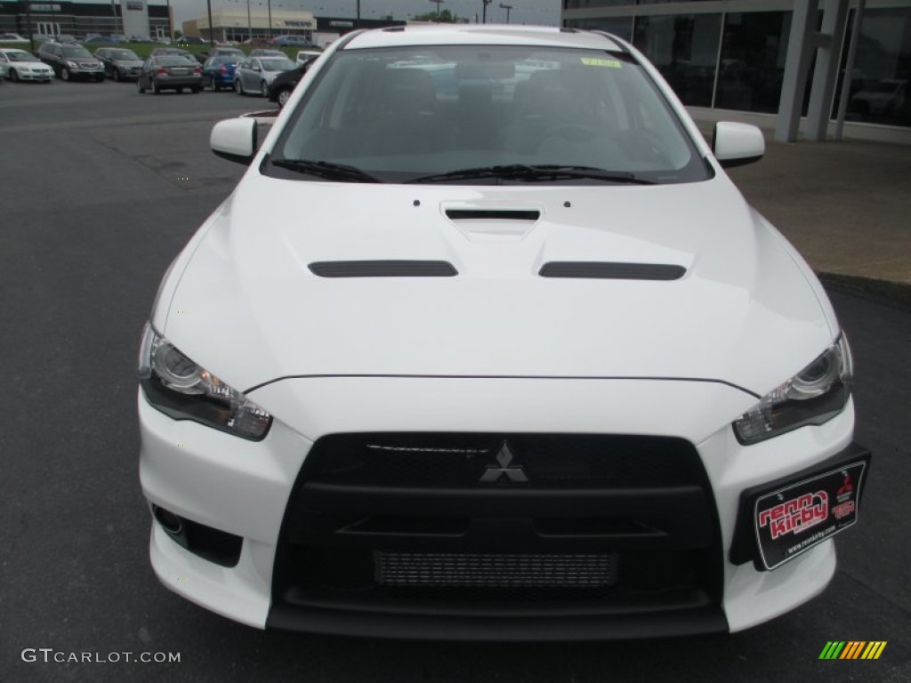 2014 Lancer Evolution MR - Wicked White / Black photo #2