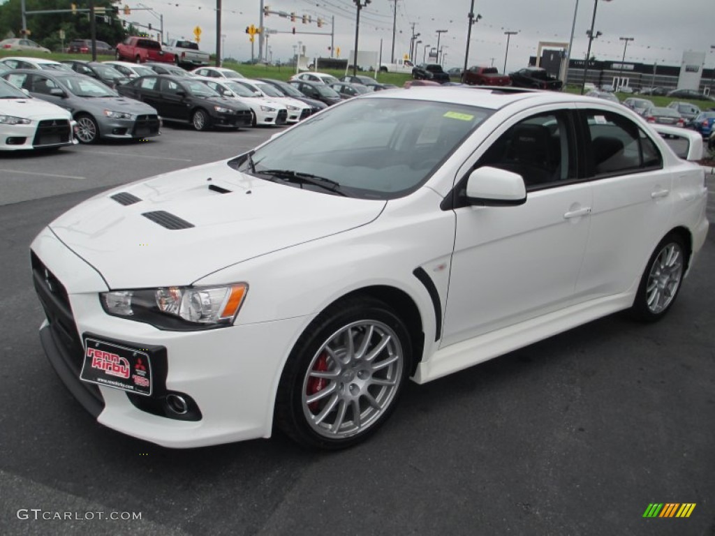 2014 Lancer Evolution MR - Wicked White / Black photo #3