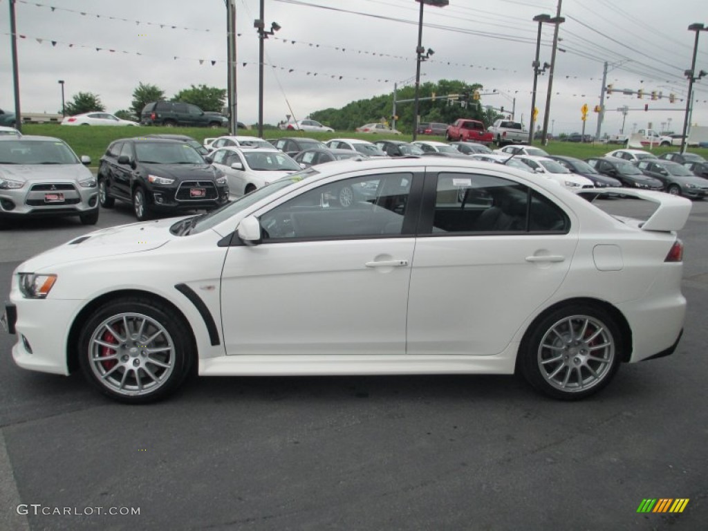 2014 Lancer Evolution MR - Wicked White / Black photo #4