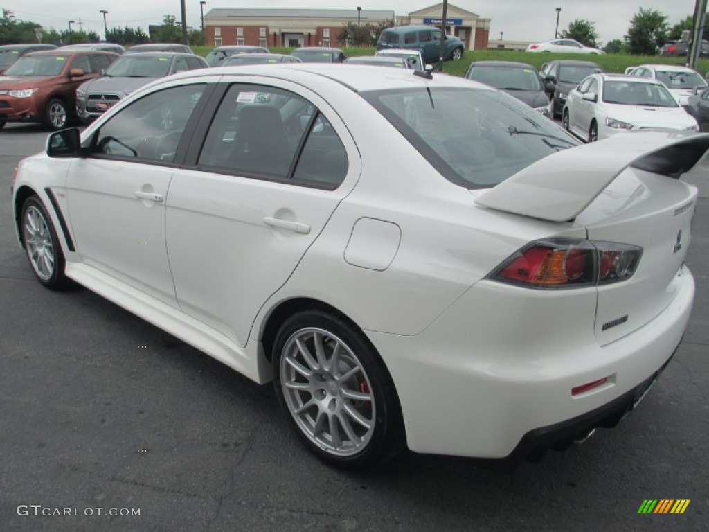 2014 Lancer Evolution MR - Wicked White / Black photo #5
