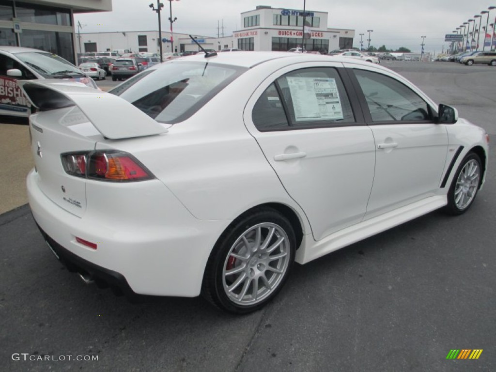 2014 Lancer Evolution MR - Wicked White / Black photo #7