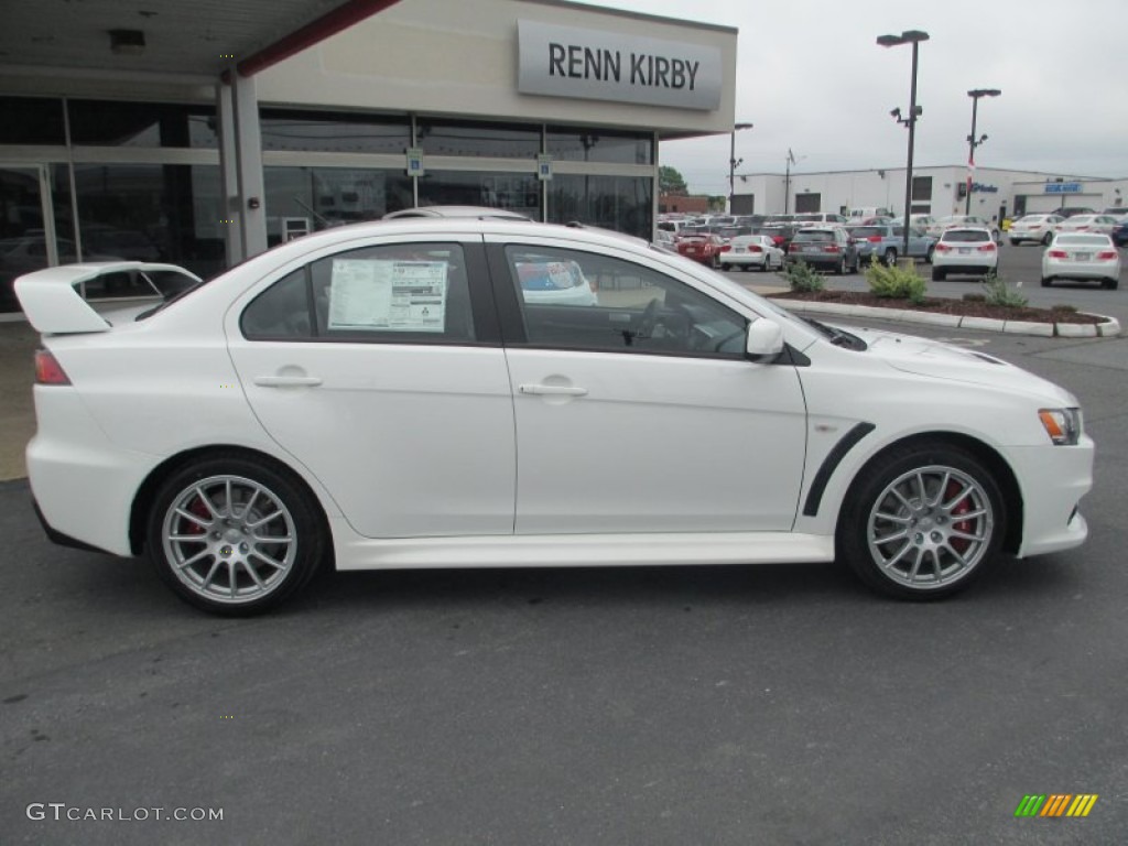 2014 Lancer Evolution MR - Wicked White / Black photo #8