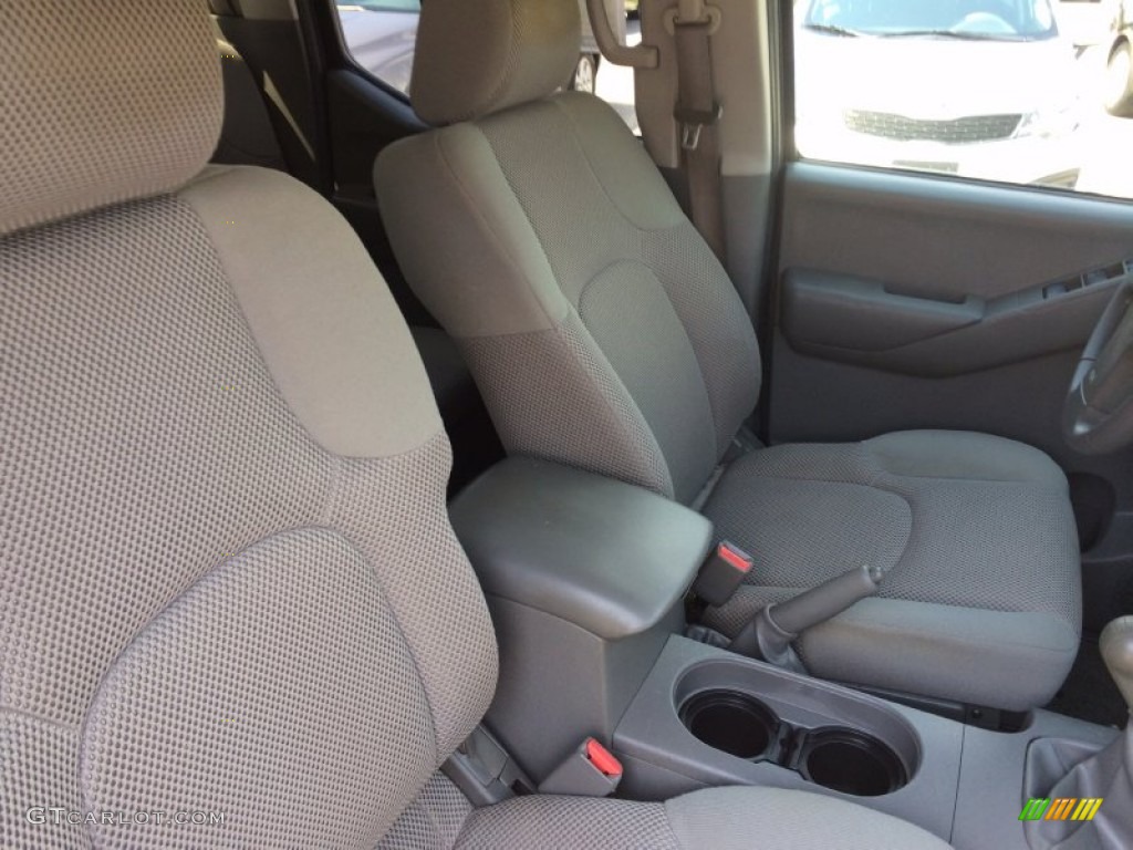 2006 Frontier SE Crew Cab - Red Alert / Steel photo #4