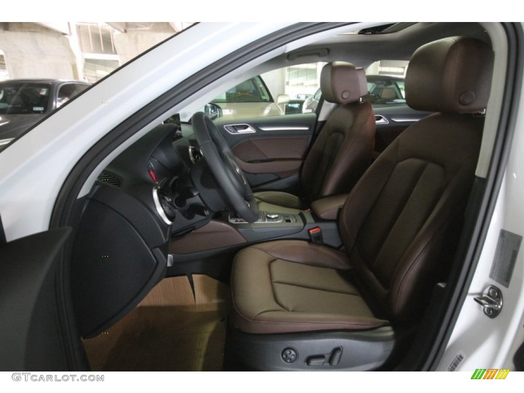 Chestnut Brown Interior 2015 Audi A3 1.8 Premium Photo #94408382