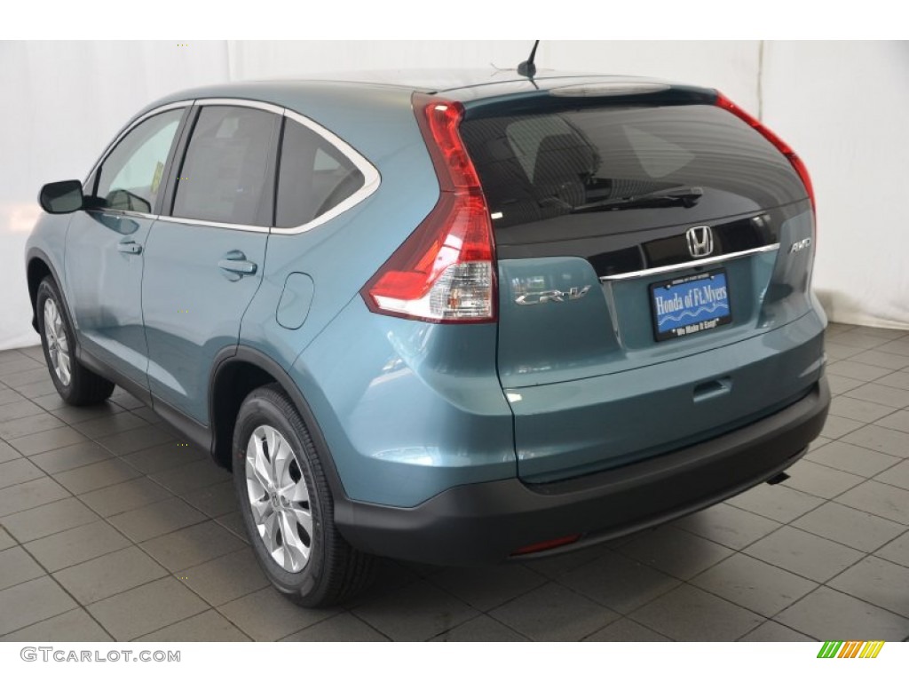 2014 CR-V EX AWD - Mountain Air Metallic / Beige photo #5