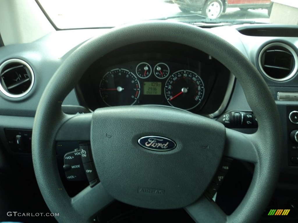 2012 Transit Connect XLT Wagon - Frozen White / Dark Grey photo #6