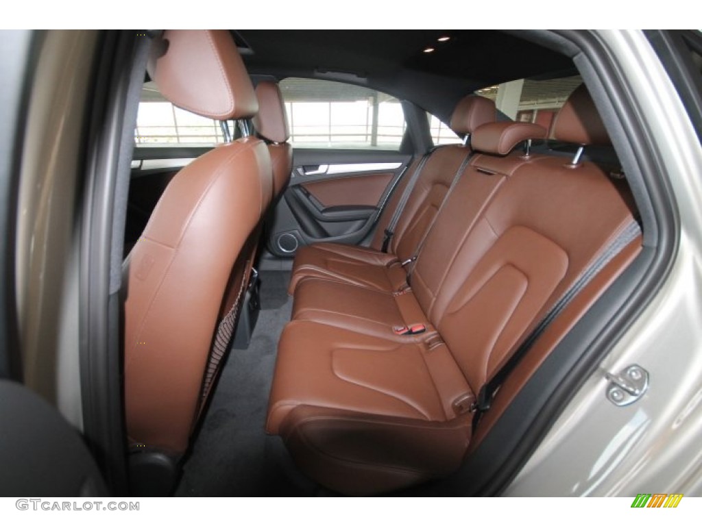2014 A4 2.0T quattro Sedan - Cuvee Silver Metallic / Chestnut Brown/Black photo #13