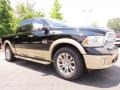 2014 Black Ram 1500 Laramie Longhorn Crew Cab 4x4  photo #4