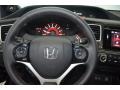 Black/Red 2014 Honda Civic Si Coupe Steering Wheel