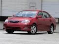 Impulse Red Pearl 2007 Toyota Corolla LE Exterior