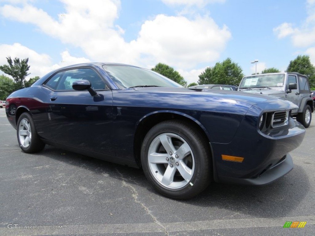 2014 Challenger SXT - Jazz Blue Pearl Coat / Dark Slate Gray photo #4