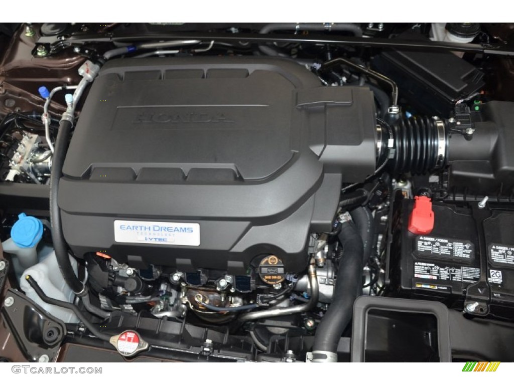 2014 Accord EX-L V6 Coupe - Tiger Eye Pearl / Black photo #27