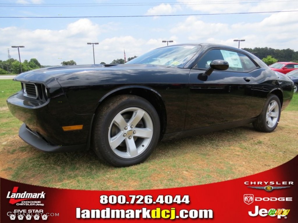 2014 Challenger SXT - Black / Dark Slate Gray photo #1