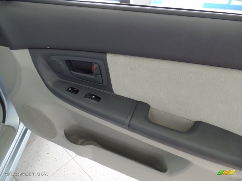 2006 Spectra SX Sedan - Ice Blue / Gray photo #13