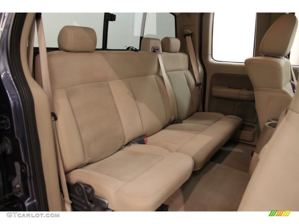 2006 F150 XLT SuperCab 4x4 - Medium Wedgewood Blue Metallic / Tan photo #10
