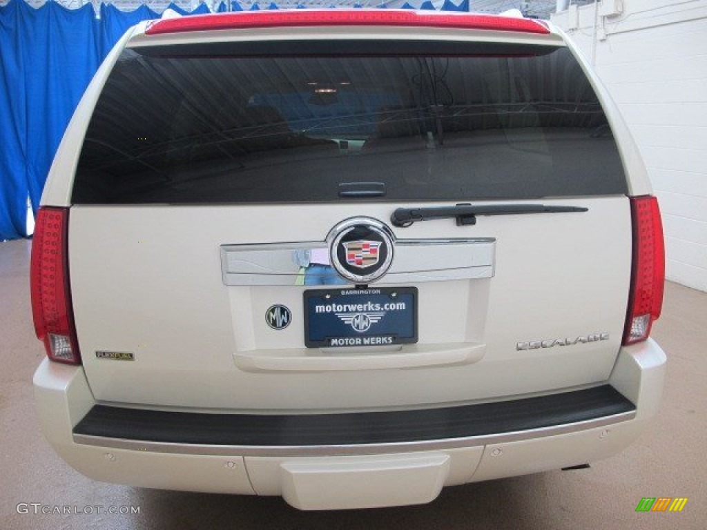 2009 Escalade ESV AWD - White Diamond / Cocoa/Cashmere photo #6