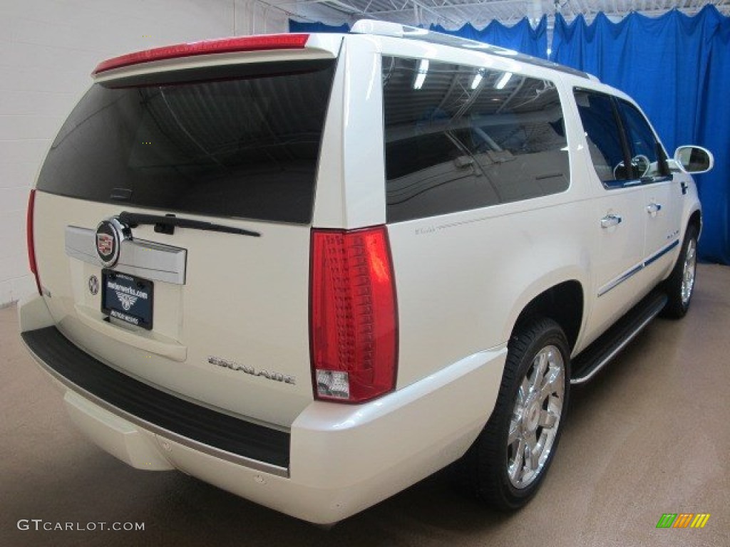 2009 Escalade ESV AWD - White Diamond / Cocoa/Cashmere photo #7