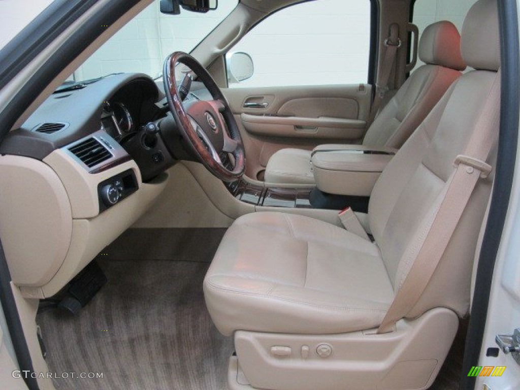 2009 Escalade ESV AWD - White Diamond / Cocoa/Cashmere photo #19