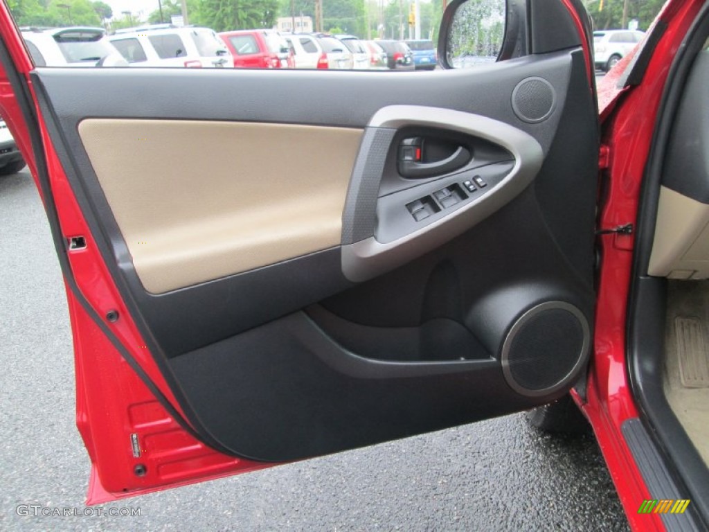 2009 Toyota RAV4 I4 Sand Beige Door Panel Photo #94416956