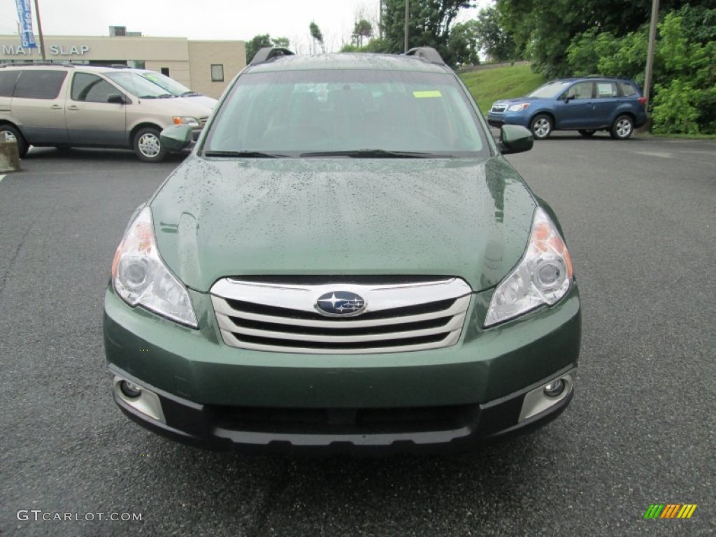 2012 Outback 2.5i - Cypress Green Pearl / Warm Ivory photo #3