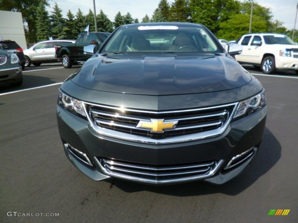 2014 Impala LTZ - Ashen Gray Metallic / Jet Black/Dark Titanium photo #2