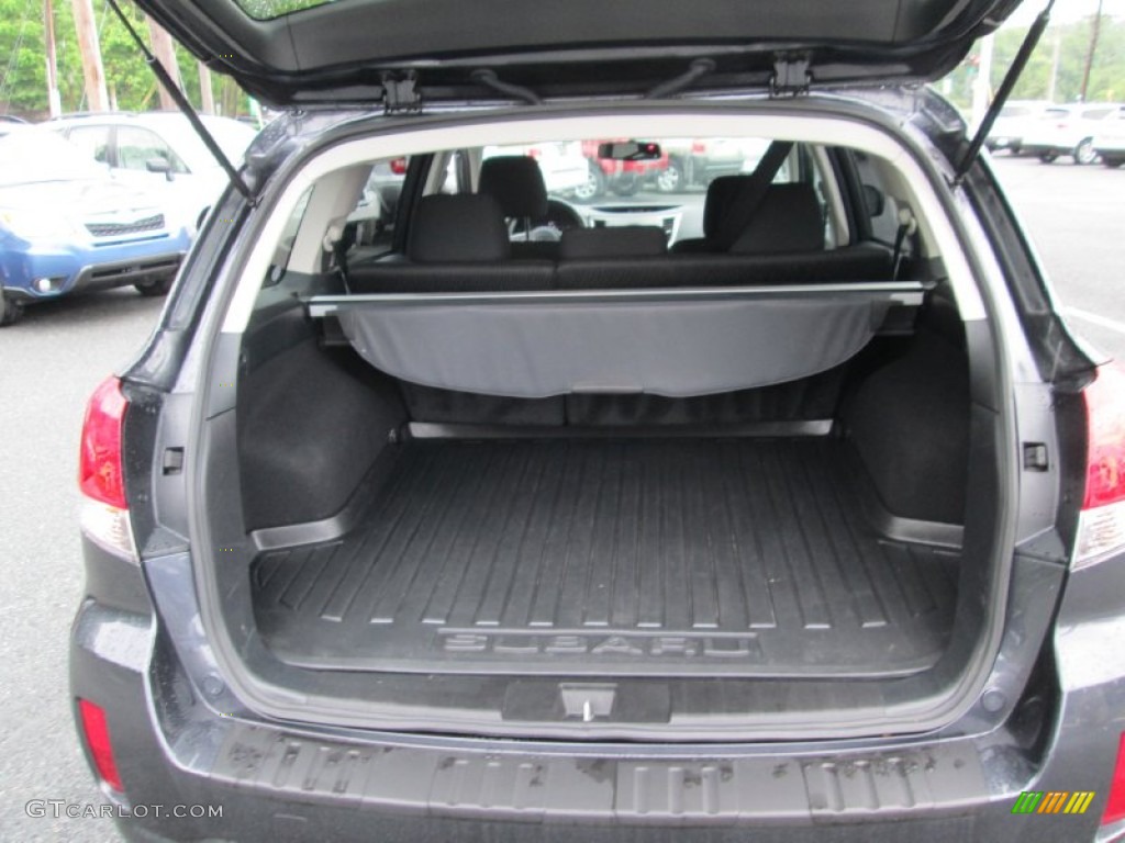 2011 Outback 2.5i Premium Wagon - Graphite Gray Metallic / Off Black photo #19