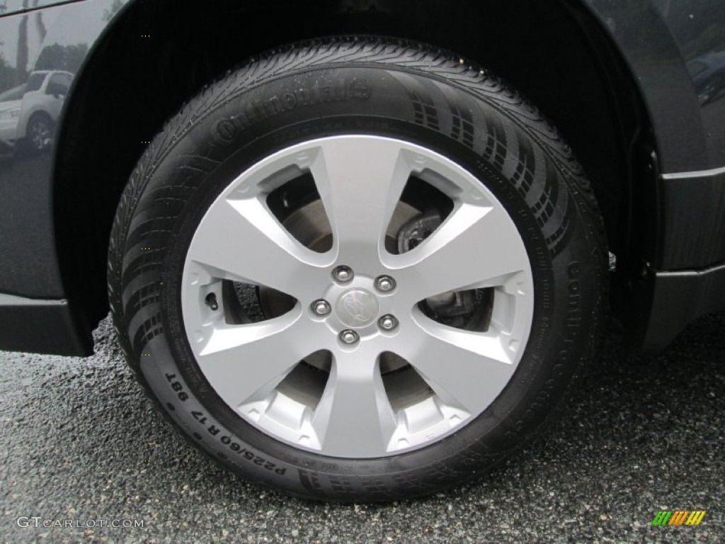 2011 Outback 2.5i Premium Wagon - Graphite Gray Metallic / Off Black photo #21