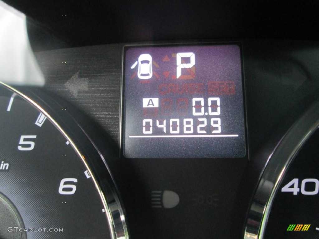 2011 Outback 2.5i Premium Wagon - Graphite Gray Metallic / Off Black photo #27