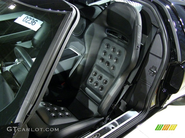 Ebony Black Interior 2006 Ford GT Standard GT Model Photo #94421