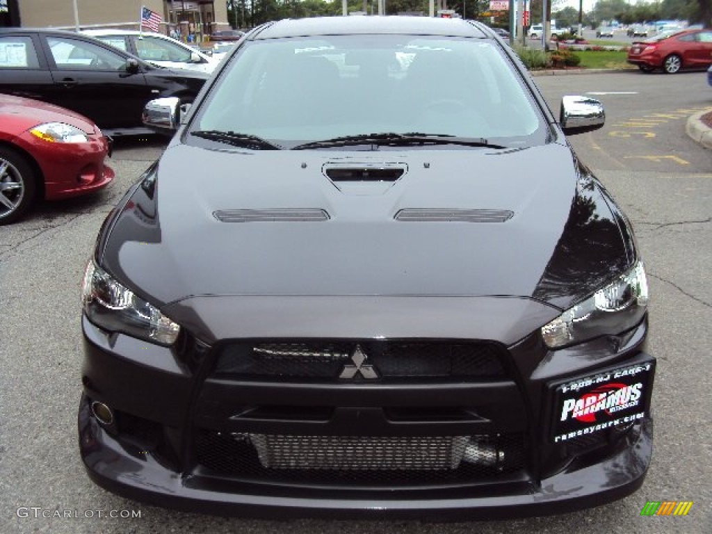 2012 Lancer Evolution GSR - Phantom Black / Black Recaro photo #3